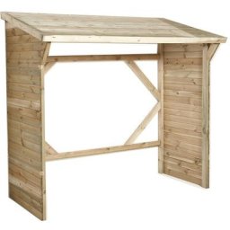 Madeira- abri de stockage de bois de chauffage- étagère pour bois de cheminée- bûcher en pin