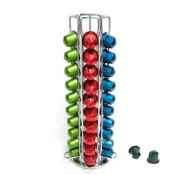 Dyhf - Porte Capsules Distributeur Supports Dosettes rotatif pour capsules 60