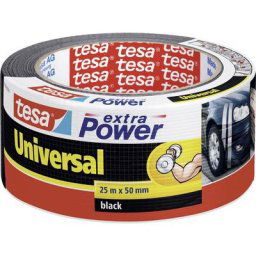 56388-00001-07 extra power universal ruban adhésif noir 04612-00001-00 - Tesa