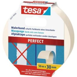 Bande de masquage Tesa 56531-00000-00 beige (l x l) 50 m x 30 mm caoutchouc 1 pc(s) Y445951