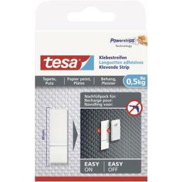 Languettes adhésives tesa® tesa 77770-00000-20 blanc 9 pc(s) - blanc