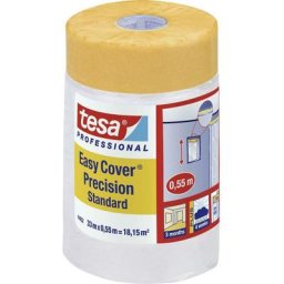 04402-00003-01 Film de masquage Easy Cover® orange (l x l) 33 m x 55 cm 1 pc(s) - Tesa