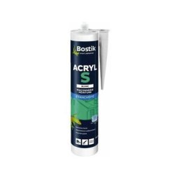 Bostik - Mastic acrylique acryl s blanc - cartouche 310ml 310 ml - Blanc