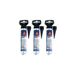 Sika - Lot de 3 colles mastic marine flex 291i - Noir - Mini recharge 70ml - Noir