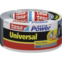 Ruban adhésif toilé Tesa extra Power Tesa 56388-00000-16 argent (l x l) 25 m x 50 mm caoutchouc 1
