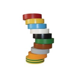 Lot de 10 rubans isolants électriques HelaTape Flex 15, ruban pvc tout usage. Conforme aux