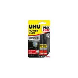 Colle Power Glue liquide Control UHU tube - 2x3g - 36715