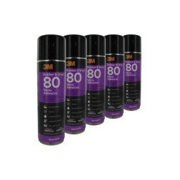 Lot de 5 colles en aérosol 3M Scotch-Weld 80 néoprène - 500 ml