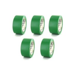 Lot de 5 rubans adhésifs vinyle 3M Vert - 50mm - 764V-50 - Vert