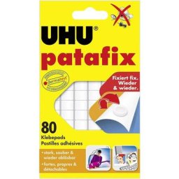 UHU - Pastilles adhésives Patafix blanc 48810