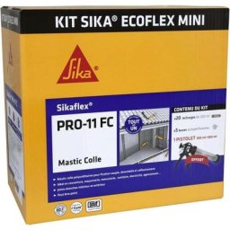 Sika - Kit Ecolflex Pro-11FC - 35 poche 300ml + 1 pistolet Gris béton - 35 poche 300ml + 1 pistolet