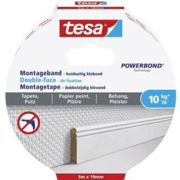 Wallpaper 77743-00000-00 Ruban de montage ® Powerbond blanc (l x l) 5 m x 19 mm 1 pc(s) - blanc