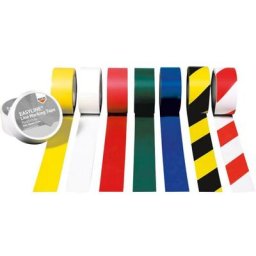 Itw Spraytech Germany - Ruban de marquage de sol Easy Tape pvc noir/jaune l. 33 m l. 50 mm Rolle