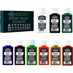 Set pâtes colorantes colorfun deluxe - couleurs pastel pour résines époxy et polyuréthane – 9 × 25