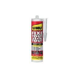 UHU - Colle Fixe Tout Sur Tout Extrem Express Invisible Cartouche - 300 g - 35595