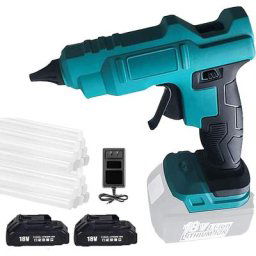 Pistolet à colle Hot Melt Déclencheur électrique Adhésif Artisanat 20 bâtons de colle pour Makita