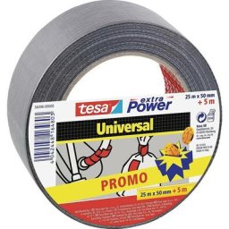 Universal 56396-00000-00 Ruban adhésif toilé argent (l x l) 30 m x 50 mm 1 pc(s) - Tesa