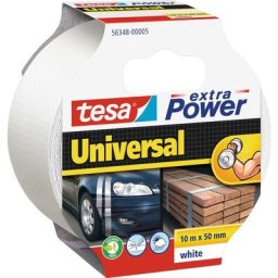 Ruban adhésif toilé Tesa extra Power Tesa 56348-00005-05 blanc (l x l) 10 m x 50 mm caoutchouc 1