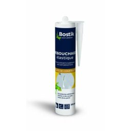 Bostik - Mastic de rebouchage élastique blanc - cartouche plastique 310ml 310 ml - Blanc