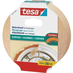 Bande de masquage Tesa 56534-00001-00 beige (l x l) 25 m x 38 mm caoutchouc 1 pc(s) - beige