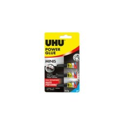 UHU - Colle Power Glue liquide Minis Gel - 3x1g - 34190
