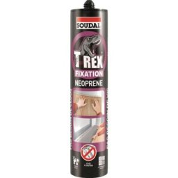 Soudal - Colle néoprène T-Rex, couleur jaune cartouche de 310ml