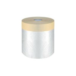 Bâche de protection avec ruban de masquage peinture professionnel 3M plasto pro Taille: 0,55 m x 33