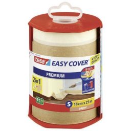 Rouleau De Masquage Tesa Easy Cover Premium 18cmx25m 2-en-1
