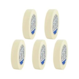 3M - Ruban adhésif papier masquage 2214 25mm x 5 - Blanc
