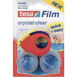 Film Transparent 57859-00000-13 transparent (l x l) 10 m x 19 mm acrylate 2 pc(s) S17600 - Tesa