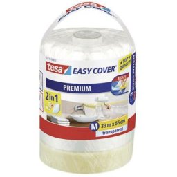 Film de masquage Tesa Easy Cover® Tesa 57115-00000-03 transparent (l x l) 33 m x 55 cm caoutchouc 1