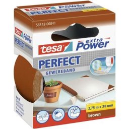 Ruban adhésif toilé Tesa extra Power Tesa 56343-00041-03 marron (l x l) 2.75 m x 38 mm caoutchouc 1