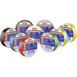Ruban isolant Tesa Tesa Professional 53988-00135-00 marron, vert, jaune, blanc, gris, bleu, rouge,