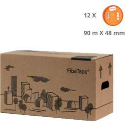Adfors FibaTape Xtreme - lot de 12 bandes à joint autocollantes 48 mm x 90 m