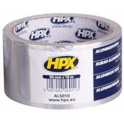 Ruban adhésif aluminium HPX pour réparer colmater assembler du métal 50mm x 10m Unversel Scotch