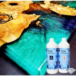 Resine epoxy ultra transparent / multiusage 1.6 kg effet eau cristalline, pour créations