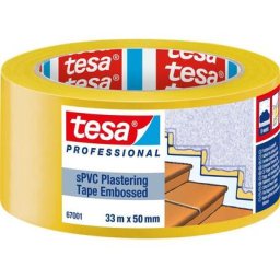 Spvc embossed 67001-00001-00 Bande adhésive de plâtrage ® Professional jaune (l x l) 33 m x 50 mm 1