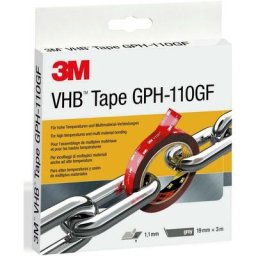 Vhb GPH-110GF GPH-110F19-3 Ruban adhésif gris (l x l) 3 m x 19 mm 1 pc(s) - gris - 3M