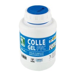 Fitt - Colle pvc en gel - Pot de 500 ml avec pinceau / goupillon incorporé - interfix de interplast