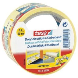 Ruban adhésif double-face Tesa 56170-00004-01 blanc (l x l) 5 m x 50 mm 1 rouleau(x)