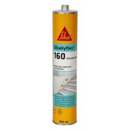 Sika - Mastic Élastique hyflex-160 Construction Cartouche - Blanc 300 ml - Blanc