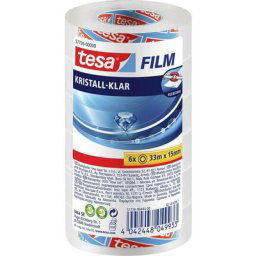 57726-00000-02 Film adhésif Transparent transparent (l x l) 33 m x 15 mm 6 pc(s) - transparent