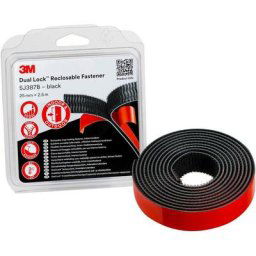 Dual Lock Bande auto-agrippante à coller (l x l) 2.5 m x 25 mm noir 1 pc(s) - 3M