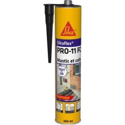 Sika - Mastic colle polyuréthane multi-usage flex Pro-11FC - Cartouche 300ml Noir