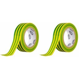 2x Ruban adhésif isolant pvc 19mm x 10m pour fils électriques tension de rupture 6000V Scotch