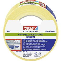 Universal removable 04939-00003-11 Ruban de pose ® Professional blanc (l x l) 25 m x 50 mm 1 pc(s)