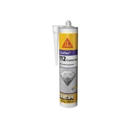 Sika - Mastic colle transparent flex-112 Crystal Clear - Cartouche de 290 ml Crystal Clear