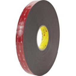 3M 5962F/1233 5962F/1233 Ruban adhésif double-face noir (L x l) 33 m x 12 mm 1 pc(s) A889712