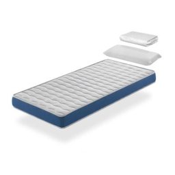 Pack Matelas 90X160 onix lit enfant, Epaisseur 14 cm + 1 Oreiller à memoire 90X35 + 1 Protege