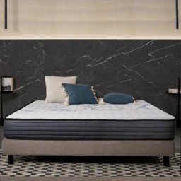Matelas Perfect Sleep - 80x200 cm - Mousse mémoire de forme hr, Blue Latex, Hypoallergénique